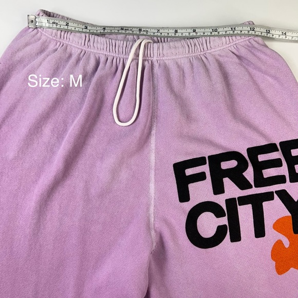 Free City Lets Go OG SuperVintage PinkMilk Dove Sweatpants Women’s Sz XS-M New - Picture 15 of 15